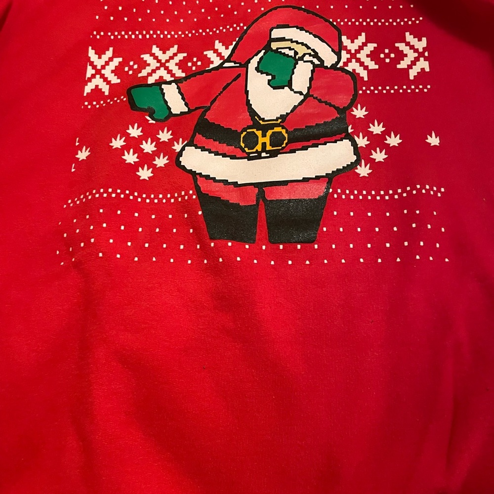Red Santa Dab Christmas Sweatshirt